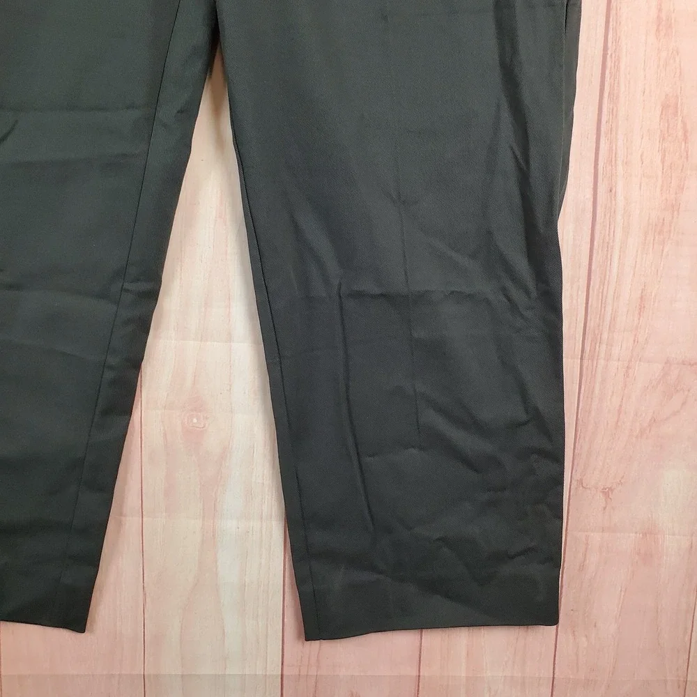 Banana Republic Mens Pant 38 Gray Cotton Slash Pockets Zip Fly Straight Slim Fit